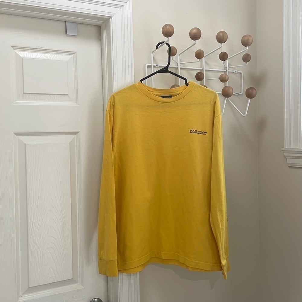 Ralph Lauren - Polo Jeans 90s Long Sleeve - Yellow - S